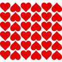 download Heart Tiles clipart image with 0 hue color