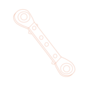 download Ratchet Spanner Icon clipart image with 135 hue color