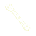 download Ratchet Spanner Icon clipart image with 180 hue color