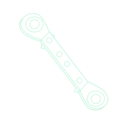 download Ratchet Spanner Icon clipart image with 270 hue color