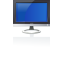 download Flat Screen clipart image with 0 hue color