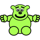 download Mess With This Bear clipart image with 90 hue color