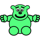 download Mess With This Bear clipart image with 135 hue color