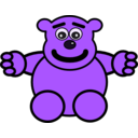 download Mess With This Bear clipart image with 270 hue color