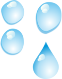 Set Of Water Drops