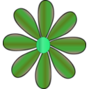 download Flower Icon clipart image with 135 hue color