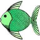 download Tropical Fish clipart image with 90 hue color