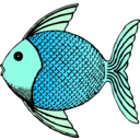 download Tropical Fish clipart image with 135 hue color