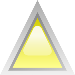 Led Triangular Yellow