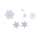 download A Snowflake clipart image with 90 hue color