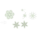download A Snowflake clipart image with 270 hue color