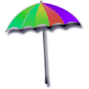 download Umbrella clipart image with 225 hue color