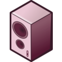 download Isometric Loudspeaker clipart image with 135 hue color