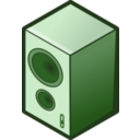 download Isometric Loudspeaker clipart image with 270 hue color