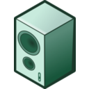 download Isometric Loudspeaker clipart image with 315 hue color