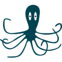 download Octopus clipart image with 270 hue color