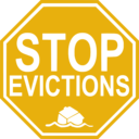 download Stop Evictions clipart image with 45 hue color