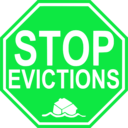 download Stop Evictions clipart image with 135 hue color