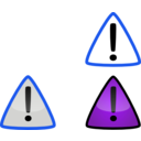 download Warning2 clipart image with 225 hue color