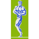 download Bodybuilder 2 By Rones clipart image with 225 hue color
