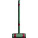 download Croquet Mallet clipart image with 90 hue color