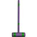 download Croquet Mallet clipart image with 225 hue color