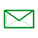 download Envelope With Some Alien Writing clipart image with 135 hue color