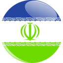 download Iran Flag Button clipart image with 90 hue color