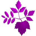 download Leaves clipart image with 225 hue color