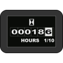 download Hobbs Hour Meter clipart image with 90 hue color
