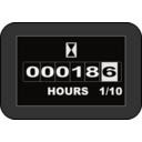 download Hobbs Hour Meter clipart image with 0 hue color