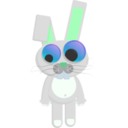 download Cartoon Rabbit clipart image with 135 hue color