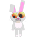 download Cartoon Rabbit clipart image with 315 hue color
