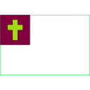 download Christian Flag clipart image with 90 hue color