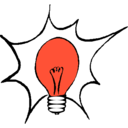 download Light Bulb 3 clipart image with 315 hue color