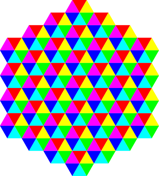 Hexagonal Triangle Tessellation