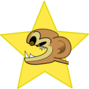 download Crazy Monkey clipart image with 0 hue color