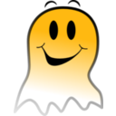 download Ghost Smiley clipart image with 0 hue color