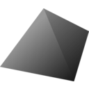 download Pyramid clipart image with 270 hue color