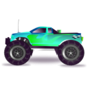 download Monster Truck clipart image with 90 hue color