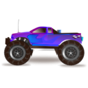 download Monster Truck clipart image with 180 hue color