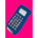 download Purple Calculator 2 clipart image with 270 hue color