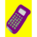 download Purple Calculator 2 clipart image with 0 hue color