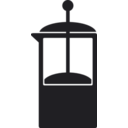download Kitchen Icon Coffee French Press clipart image with 270 hue color