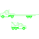 download Tow Trucks clipart image with 90 hue color