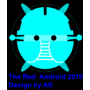 download Android Red Android Robot Bujung clipart image with 180 hue color