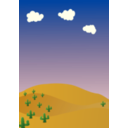 download Desert Background clipart image with 0 hue color