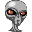 download Angry Alien clipart image with 135 hue color