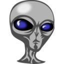 download Angry Alien clipart image with 0 hue color