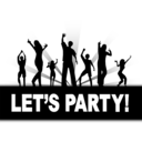 download Lets Party clipart image with 180 hue color